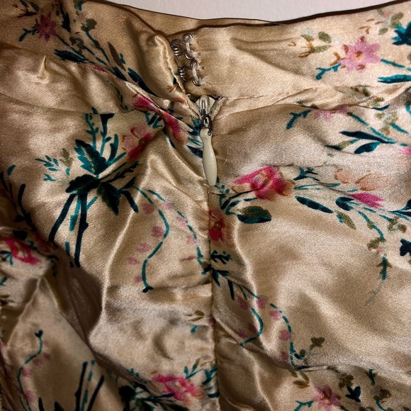 Cynthia Rowley Asymmetrical Silk Floral Skirt - Picture 4 of 6
